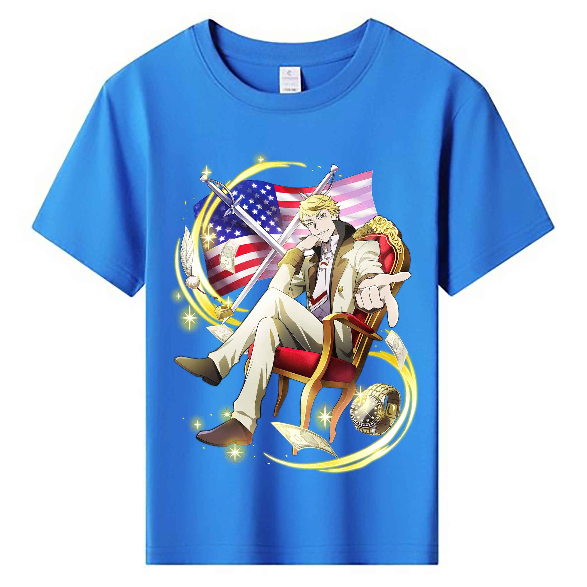 （画像用） 文豪ストレイドッグス Bungo Stray Dogs 綿100％キッズTシャツ（フロントプリント）